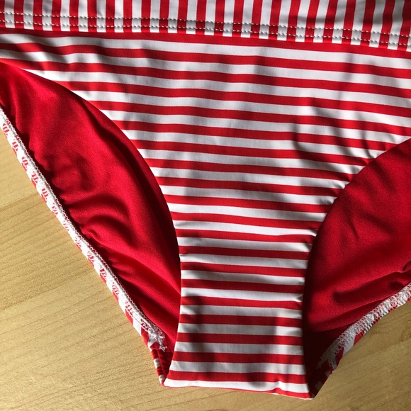 NWT Seafolly ‘Riviera Stripe Hipster’ size 6/8 bikini bottoms - Picture 7 of 12